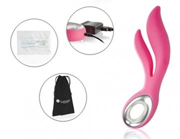 Silikon Vibrator Wunderwelle, mit Klitorisstimulator 