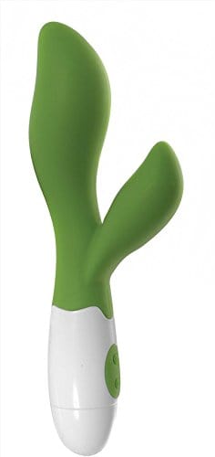 Silikon Vibrator mit Klitorisblatt