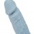 Graublauer Doppeldildo mit 30 cm Länge